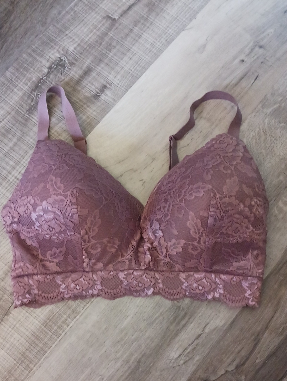 Kindred Bravely Dusty Mauve Lace Nursing & Pumping Bra